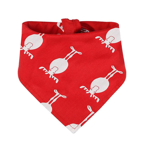 Small, medium and large dog dog cat triangle saliva towel Christmas decorative scarf